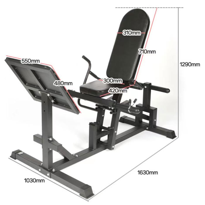 Leg press compact home panca per allenamento delle gambe-4
