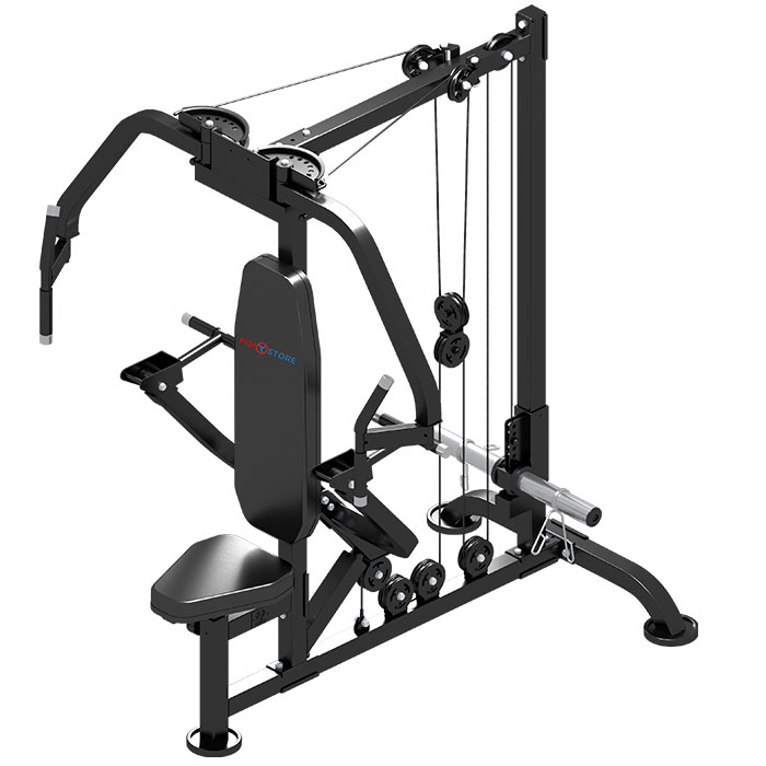 Stazione Allenamento Petto e Braccia Multifunzione – Pectoral Machine, Chest Press, Peck Back, Bicipiti e Tricipiti