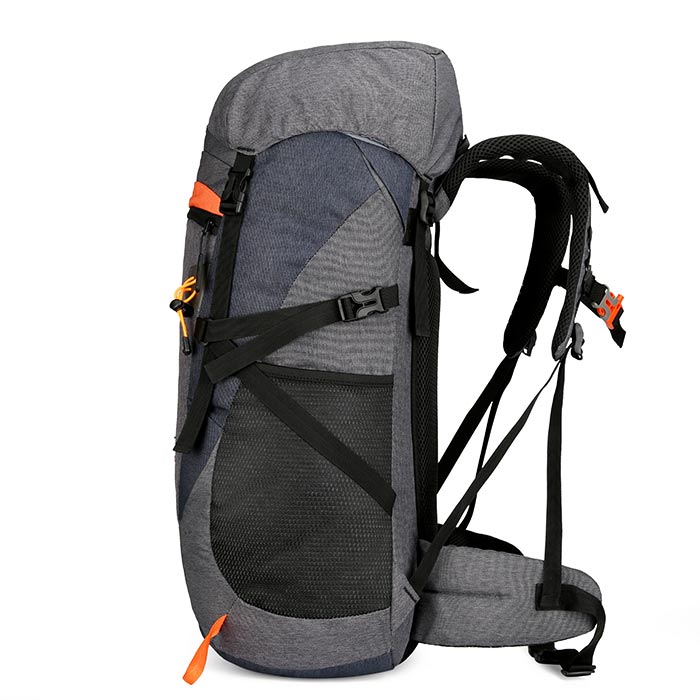 Zaino per montagna trekking camminata 50 litri grigio-2